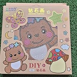 Maudlin DIY 5D Cartoon Diamond Painting Kits for Adults and Kids Diamond Art by Number Kits with Rhinestone Gem Art Painting Full Drill Home Wall Decor 1 Set-image-72