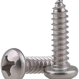 Stainless Steel 304 Self Tapping Screws, 4.2mm x 19mm (8 X 19), Phillips Star Head, 50 Pieces-image-78
