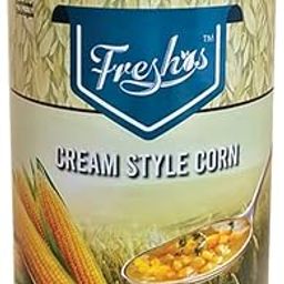Freshos Creamed Corn 425gm | Sweet and Creamy Corn for Soups, Dips, and Side Dishes-image-81