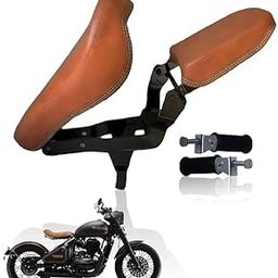 Foldable Seat with Footrest for Jawa Perak | Jawa Bobber-42 / Pillion Seat Support Upto 150kg-image-51