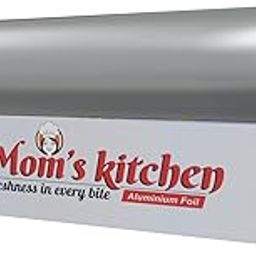 Mom's Kitchen Silver Foil Aluminium Foil for Food Wrap, Packing, and Food Packaging – Hot Wrap Aluminium Foil for Food Packing, Cooking, and Baking – 18 Microns Thickness (900, Grams)-image-75
