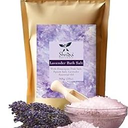 Shrida Naturals Bath Salt with Epsom & Himalayan Pink Salt 908g | Lavender Essential Oil & Buds | Relaxing Soak | Bathing Salt for Soreness, Pain Relief, Fast Recovery, Foot Soak-39