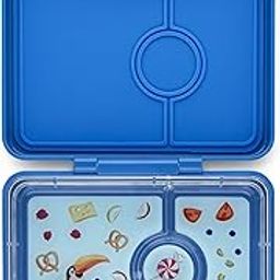 Yumbox Snack 3 Compartment Bento Box - True Blue-picture-28