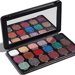 EUROPE GIRL 18 COLOR DIAMOND SHINE PIGMENTED EYESHADOW PALETTE (GLOW ON)-picture-5