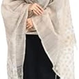 Women Banarsi Cotton Beige Dupatta, Pack of 1, MFD0101-picture-31