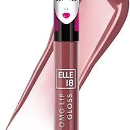Elle 18 OMG Lip Gloss, Glossy Finish, Honeyed Hush, Non-sticky Formula, Light-weight, Moisturising, Infused with Rapeseed and Jojoba Oil, Full Coverage| 2.5ml-17