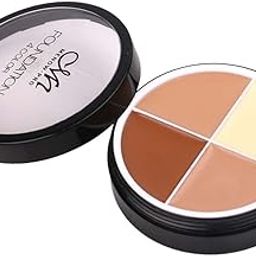 VELURA 4 in 1 Concealer Palette Makeup Contour Face Cream Dark Skin Corrector #4|2 pieces Flat Screwdriver|Concealer| Makeup-0