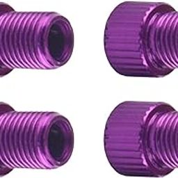 LOOM TREE® 4X Bike Valve Adapter Replacement Conversion for Cycling Road Bike Equipment Purple | Cycling | Bicycle Accessories | Pumps-image-62