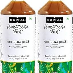 Kapiva Get Slim Juice (2L) Bottle,Pack| Healthy Weight Management Through 12 Ayurvedic Herbs | Aids Metabolism and Digestion - Super Saver Pack of 2-26