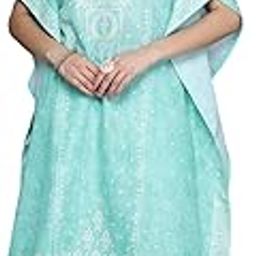 Women's Printed Silk Blend Kaftan Kurta & Trouser-picture-15