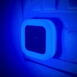 TARAMPRO Polycarbonate Taram Led Night Light | Night Lamp | Sensor Control Square Lamp Energy Saving Led Sensor Lamp Nightlight For Children Kids Bedroom - Pack Of 1 (Blue)-image-54