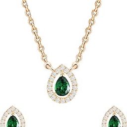 Jewellery Set for Women and Girls | Gifts for Women & Girls | Necklace and Earrring Set With Extendable Chain-image-58