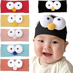 BEMBIKA’s Baby Headband The Ultimate Hairband For Baby Girl Kids’ Elastic Headbands Girls Head Band and Hair Accessories Chick Eyeball Design Black-image-35