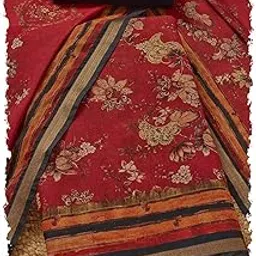 soch Womens Chanderi Floral Print Unstitch Dress Material-picture-45
