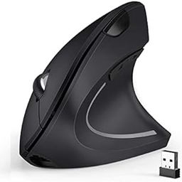 atdaraz 6 Buttons Wireless Vertical Mouse 2.4Ghz Rechargeable Ergonomic Optical 1600 DPI USB Computer Mouse 3D 6 Button Gamer Mice for Laptop-12