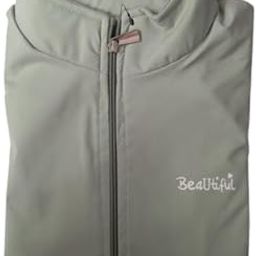 Beautiful Full-Zip Sports Jacket, Sage Grey, Lightweight Athletic Wear-image-36