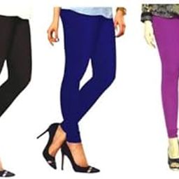 Women's Cotton Plain Slim Fit Full Length Leggings_465_XS_11301_Bz Multicolour-picture-34