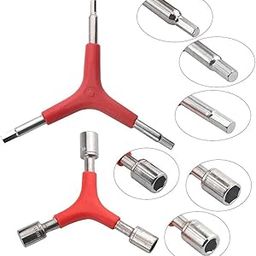 Schrodinger15 30099 Bicycle Cycle Hex Wrench 3 Way Y-Shaped Allen Key and Socket Goti Spanner Repair Tools 4/5/6mm and 8/9/10mm (2 tools)-picture-32