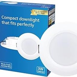 PHILIPS 3 Watt Starfit 2 inch Concealed JB Ceiling Light| for Both Normal & False Ceiling | Compatible with 2 inch Junction Box | Colour : Warm White | Pack of 1-image-49