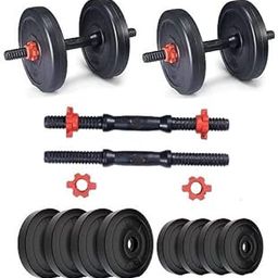 Bodyfit Dumbbell Set, Home Gym Set [8kg to 50kg], 2 Adjustable New Dumbbell Rods, Dumble Plates, Home Gym Set, Exercise Fitness Set. (10kg Gym Plates(2.5kgx4))-image-56