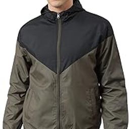 Men’s Long-Sleeve Color Block Hooded Jacket for Winter- Welt Pocket, Lightweight, Casual Winterwear for Men-image-90