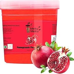Meku Meku Popping Boba Delicious Pomegranate Flavour Juice 1.3kg (Imported)-5