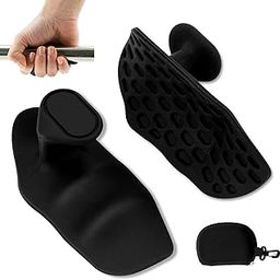 Gym Hand Grip–Anti-Slip Hand Grips for Gym, Rubber Grip Pads for Strength Training Rubber Hand Protector Gloves for Weight Lifting, Pull-Ups,Training and Exercise, for men and women (BLACK)-image-97