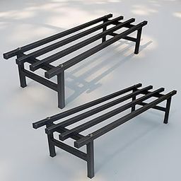 ABJA Heavy Duty Long Plant Stands: 76x24x17.5 cm, Set of 2 Plant Stands for Outdoor Balcony, Indoor Living Room, Pot Stand for Plants Big Size (Set of 2, Black)-image-31