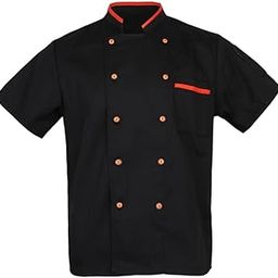 ATORSE™ Chef Coat Uniforms Apparel Cook Jacket Black M|Business & Industrial | Restaurant & Catering | Uniforms & Aprons | Restaurant Uniforms-12