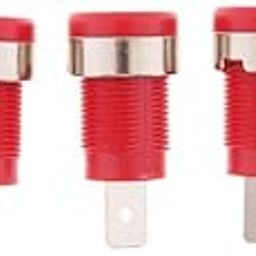 bnf® 5Pieces 4mm Banana Jack Binding Post Nut for Multimeter Banana Socket red-image-64