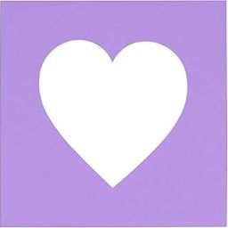 16x16 Mat Bevel Cut for 12x12 Photos - Precut Light Purple Heart Shaped Photo Mat Board Opening - Acid Free Matte to Protect Your Pictures - Bevel Cut for Family Photos, Pack of 1 Matboard-image-47