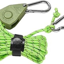 CALANDIS™ Ratchet Hanger Rope Hanger Fast Locking Non Slip Secure Heavy Duty Wind Rope Green | Tent Canopy | Tents Canopies | Camping Hiking | Outdoor Sports-image-92