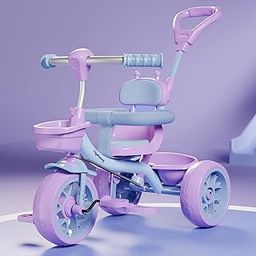 Lifelong Kids Harness Parental Control Tricycle with EVA Wheels, Bell & Storage Basket|Baby Trike-25