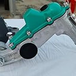 Heavy-Duty Master Cylinder Assembly, Turquoise and Silver, Automotive Brake System Component-image-10