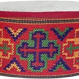 Vastraa Fusion Unisex Woolen Kullu Cap (Pack of 1) (TS0960D_Broad Cross Pattern Big 3_Free Size)-image-47