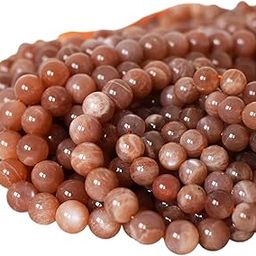 Blue bijoux Natural Stone Sunstone Beads 8MM Polished Smooth AAA Grade Round Gemstone Beads for Jewelry Making-image-51