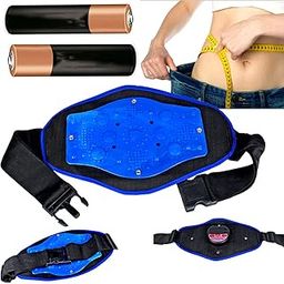 Tummy Trimmer Slim and Fit Weight Loss Slimming Belt Vibration 3 in 1 Magnetic Slimming Abs Exercise Massager Vibrating Waist Tummy Trimmer Belt Size-Free-8