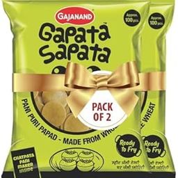 Gapata Sapata Papad Pani Puri 400gm, (Pack of 2)-image-21
