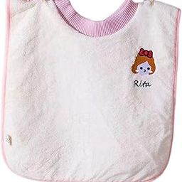 Enakshi (LABEL) Creations Kid Bib Kid Washing Face Apron Multi Purpose for Girls or Boys Saliva Towels Pink-image-23