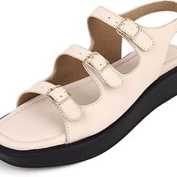 Strap Trend Comfortable Flat Sandals For Women - Women Footwear Stylish And Adjustable Double Strap Sandals For Daily Use-image-1