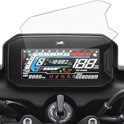 Zealsy TVS RAIDER 125 SMARTXONNECT Screen Guard Protector Accessories Motorcycle Digital Console Speedometer- Clear (Small Base Model)-18