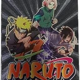 DZLING Naruto Anime Card Deck, Collectible Playing Foil Cards, Official CCG Pack, Anime Merchandise Gift of 55 Cards (NTR Anime Card Black 55Pc)-image-35
