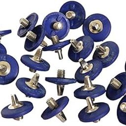 CW Cricket Shoe Spikes Pack of 22pcs Replaceable Nails Blue with Key 6mm Easy to Fix Unisex for Sports Shoes-image-29