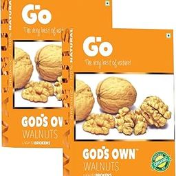Go Organic Light Broken Walnut Kernels 500g, (250g x 2)| Akhrot Giri | Organic, Without Shell | Healthy Dry Fruits for Snacking & Baking-picture-7