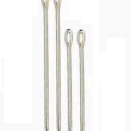 SSKR 5.5 Inch and 8 Inch Sack Stitching Needles Combo or Suvva Needles Combo for Gunny Bag Stitching | Metal Straight Tip for Sack Packing, Book Binding Etc. (Pack of 2 Pcs Each) | Total 4 Pcs-20