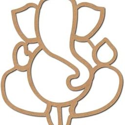 3mm MDF Ganesha 12 Cutouts – Unfinished Wooden Shapes for DIY Crafts, Painting, School Projects & Home Decor – Smooth & Lightweight (Pack of X)-51