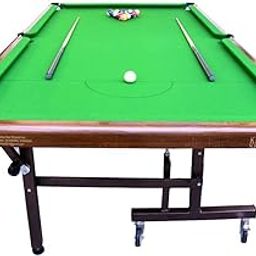 Landscape Structures Movable Billiard Pool Table Adults | Outdoor, Indoor for Fun, Sport, Club, Snooker with All Accessories Professional Quality Table | Professional Standard Size 8X4 ft 18 mm-image-27
