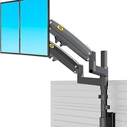SYGA NB Dual Monitor Wall Mount, 22-32 Inches, Vertical Stack Column Mount, Black-12