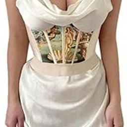 Women's Bustiers Corsets Tops Push Up Off Shoulder Crop Tops Spaghetti Strap Tank Top Party Clubwear Bodice Streetwear 2021-image-60