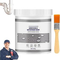 Transparent Waterproof Glue With Brush for Roof Leakage, Crack Seal Agent, Water Leakage Solution, Pipe Wall Tiles (300 Gram)-23